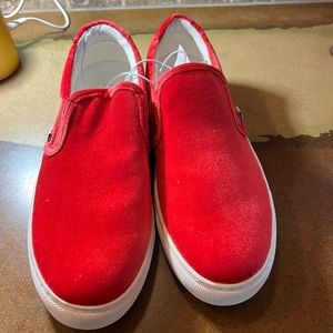 NWT’s Barbie pink Jcrew slip-ons